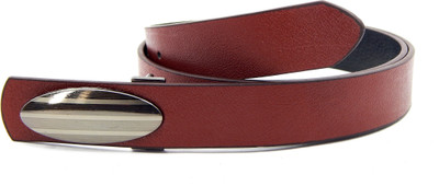 

ELS Men Formal, Casual Tan Artificial Leather, Texas Leatherite Belt