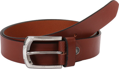 

Pooh Men Casual Tan Genuine Leather Belt