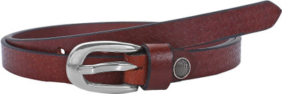 

Pooh Men Casual Brown Genuine Leather Belt
