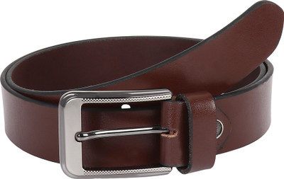 

Pooh Men Casual Brown Genuine Leather Belt