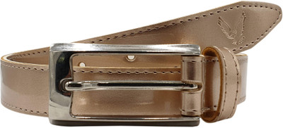 

Baluchi Women Casual Gold Artificial Leather Belt, Golden