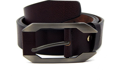 

ELS Men Formal, Casual Brown Artificial Leather, Texas Leatherite Belt