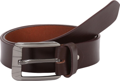 

Pooh Men Casual Brown Genuine Leather Belt