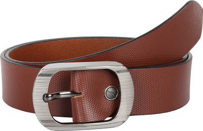 

Pooh Men Casual Tan Genuine Leather Belt