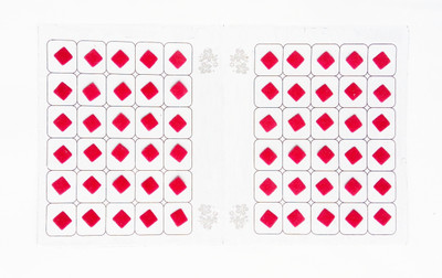 

SJ COLLECTION Maroon Square Shape Medium Size 60 Forehead Maroon Bindis(Fancy Bindi)