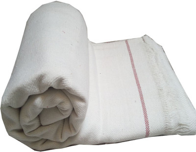 Dehati Homez Solid Single Throw for  AC Room(Poly Cotton, White Plain)