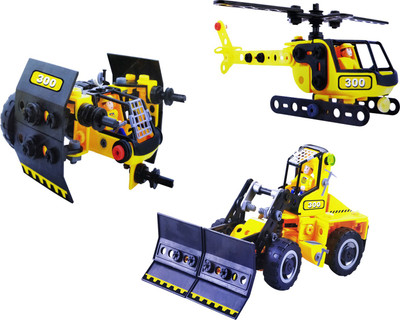 

Emob 201 Pcs Police Rescue Theme 3D Bricks Interlocking Blocks Set Toy for Kids(Multicolor)