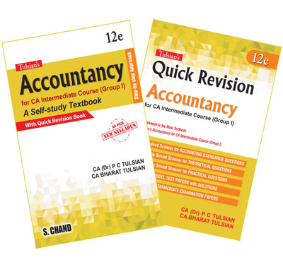 Tulsians Accountancy: For CA Intermediate Course (Group I) with Quick Revision ( 2 Books combo)-12e(English, Paperback, P C Tulsian, Bharat Tulsian)