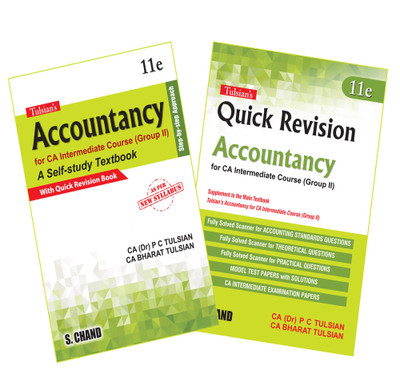 Tulsians Accountancy: For CA Intermediate Course (Group II) with Quick Revision ( 2 Books combo )-11e(English, Paperback, P C Tulsian, Bharat Tulsian)