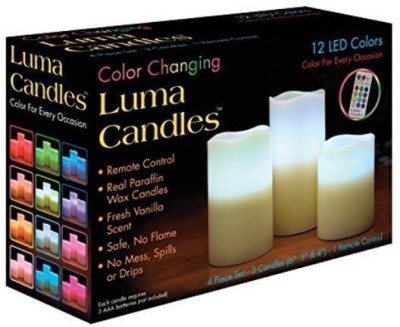 

Luma Candle LC-12 Candle(Multicolor, Pack of 1)