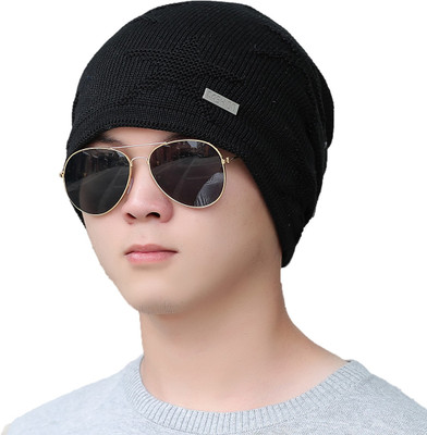 iSweven Woven, Solid Beanie Cap