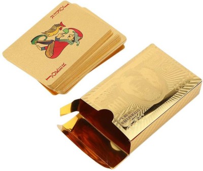 MSEE High Quality 24 K Gold Plated Poker Playing Cards_XT49(Gold TQ49)