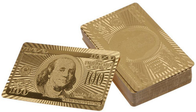 

MSEE High Quality 24 K Gold Plated Poker Playing Cards_XT32(Gold TQ32)