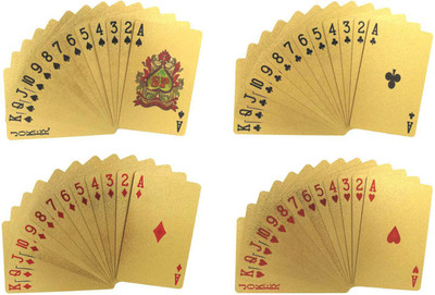 

MSEE High Quality 24 K Gold Plated Poker Playing Cards_XT01(Gold TQ01)