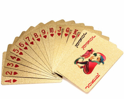 

MSEE High Quality 24 K Gold Plated Poker Playing Cards_XT34(Gold TQ34)