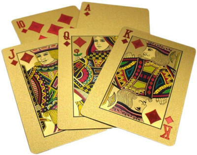 

MSEE High Quality 24 K Gold Plated Poker Playing Cards_XT38(Gold TQ38)
