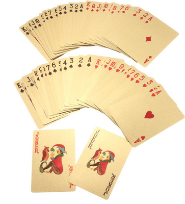 

MSEE High Quality 24 K Gold Plated Poker Playing Cards_XT43(Gold TQ43)