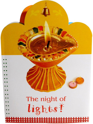 

Siddhi Gifts Diwali Greeting Card Greeting Card(White, Pack of 1)