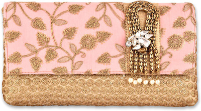 REGO STYLES Party Pink, Gold Clutch, Gold;pink