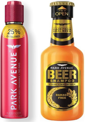 

Park Avenue Damage Free Beer Shampoo & Alexander (Pack Of 2)(Set of 2)
