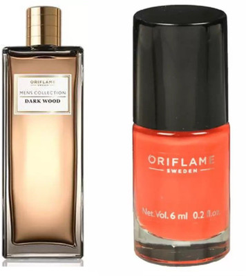 

Oriflame Men's Collection Dark Wood Eau de Toilette with mini nail polish(Set of 2)