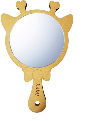 

AASA Beautiful Wooden Hand Mirror For Women & Girls, Travel Friendly