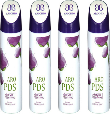 

AROCHEM ARO PDS , ARO PDS , ARO PDS AND ARO PDS DYNAMIC PURE Deodorant Spray - For Men & Women(200 ml, Pack of 4)