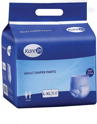 

Karein ADULT PANT STYLE PULL UPS DIAPERS LARGE-XL (SET OF 4 PACKS OF 10 DIAPERS) - L - XL(10 Pieces)