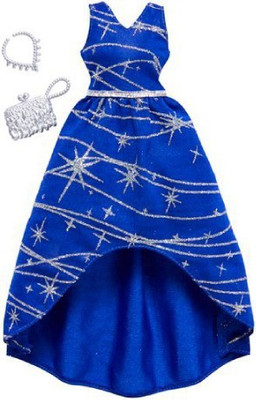 

Barbie Complete Looks Navy Silver Sparkle Gown(Multicolor)