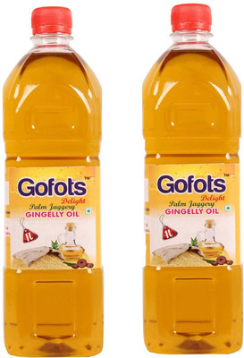

GOFOTS Gingelly Oil & Gingelly Oil Sesame Oil Plastic Bottle(2 x 0.5 L)