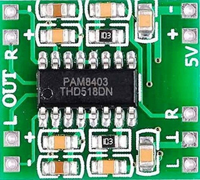 DHRUV-PRO PAM8403 module Super board 2 * 3W Class D digital amplifier Sound Recorder and Sound Circuit Micro Controller Board Electronic Hobby Kit