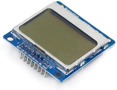 

PrimeRobotics 1.6" Nokia-Compatible 5110 LCD Module w/ Blue Backlit - Blue Educational Electronic Hobby Kit