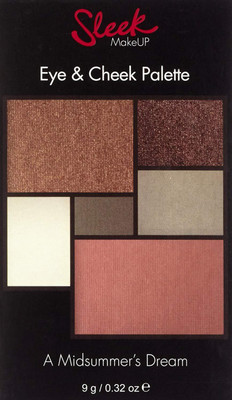 

sleek eye & cheek palette 9 g(four eyeshadows & two blushers)