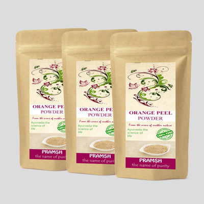 

PRAMSH Premium Quality Orange Peel Powder 600gm Pack Of 3(600 g)