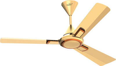 

V-Guard Tusita 48 3 Blade Ceiling Fan(Sandal Bronze, Pack of 1), Brown;gold