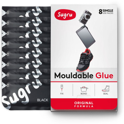 

Sugru Mouldable Glue Black - 8 Pack Glue(8 ml)