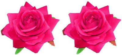 

GULZAR DISTRIBUTERS Rose Hair Clip (SET OF 2) Hair Accessories (Pink) Hair Clip, Pack of 2 Hair Clip(Pink)