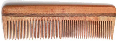 

gulzar Neem Wood Wide Tooth Comb, (Light Brown, BNWCOMB) Hair Accessory Set(Brown)