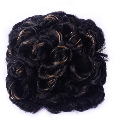 

Prime HAir Juda Extension, Bun Accessory For Women & Girls, Golden Brown Bun, Hair Accessory Set(Gold, Brown)
