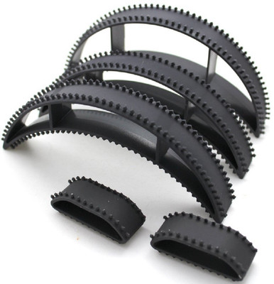 

GULZAR Hair puff maker Volumising Inserts-Bumpits - Black Hair Volumizer Plastic Bumpits (5 pcs) Hair Accessory Set (Black) Hair Clip(Black)