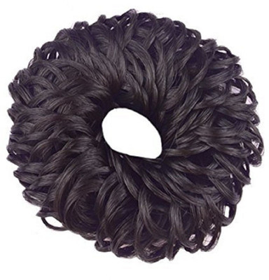 

GULZAR LARGE Hair Juda Band Bun (Black, Brown) Rubber Band (Black, Brown) PACK OF 2 Hair Accessory Set(Black)