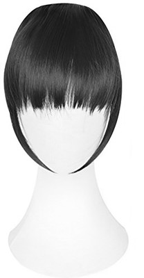 

Majik Synthetic Pieces Front Clip in Fringe Extensions (Black) Hair Extension