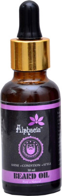 

Alphacia 100% Oragnic Beard Oil for Nourishment, Shine & Healthy Beard Hair Oil (30 ml) Hair Oil(30 ml)