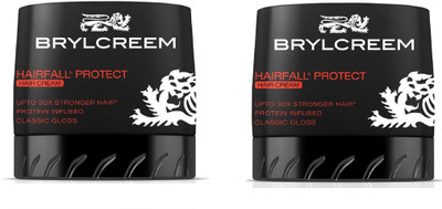 

Brylcreem Hairfall Protect Hair Styling Cream, 75g-Pack of 2 Gel(150 g)
