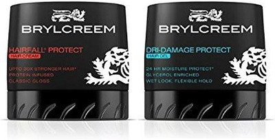 

Brylcreem Hairfall Protect Hair Styling Cream, 75g with Dri Damage Protect Gel Cream(150 g)