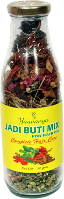 

Yauvanya Jadi Buti Mix of 11 whole herbs (Make your own hair oil)(500 ml)