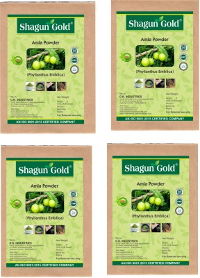 

Shagun gold 100% Pure Natural Amla powder 100gX4 for hair growth & hair Treatment(400 g)