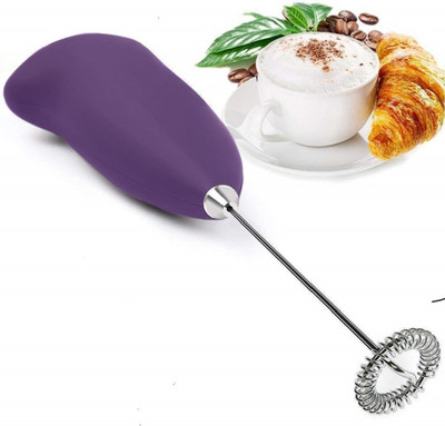 

Powernri Portable Hand Blender Mixer Froth Whisker Lassi Maker for Milk Coffee Egg Beater 0 Hand Blender 3 Hand Blender(Black)