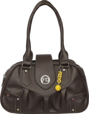 

FD Fashion Soft Shoulder Bag(Brown)