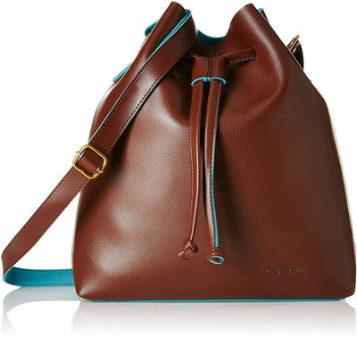 

Kanvas Katha Tote(Brown)